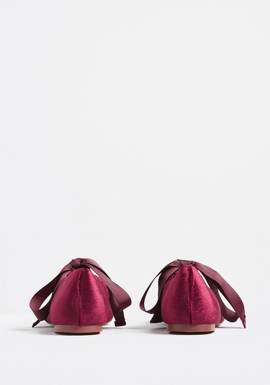 Caught My Eye Velvet Ballet Flat sold by Modcloth product image thumbnail 4