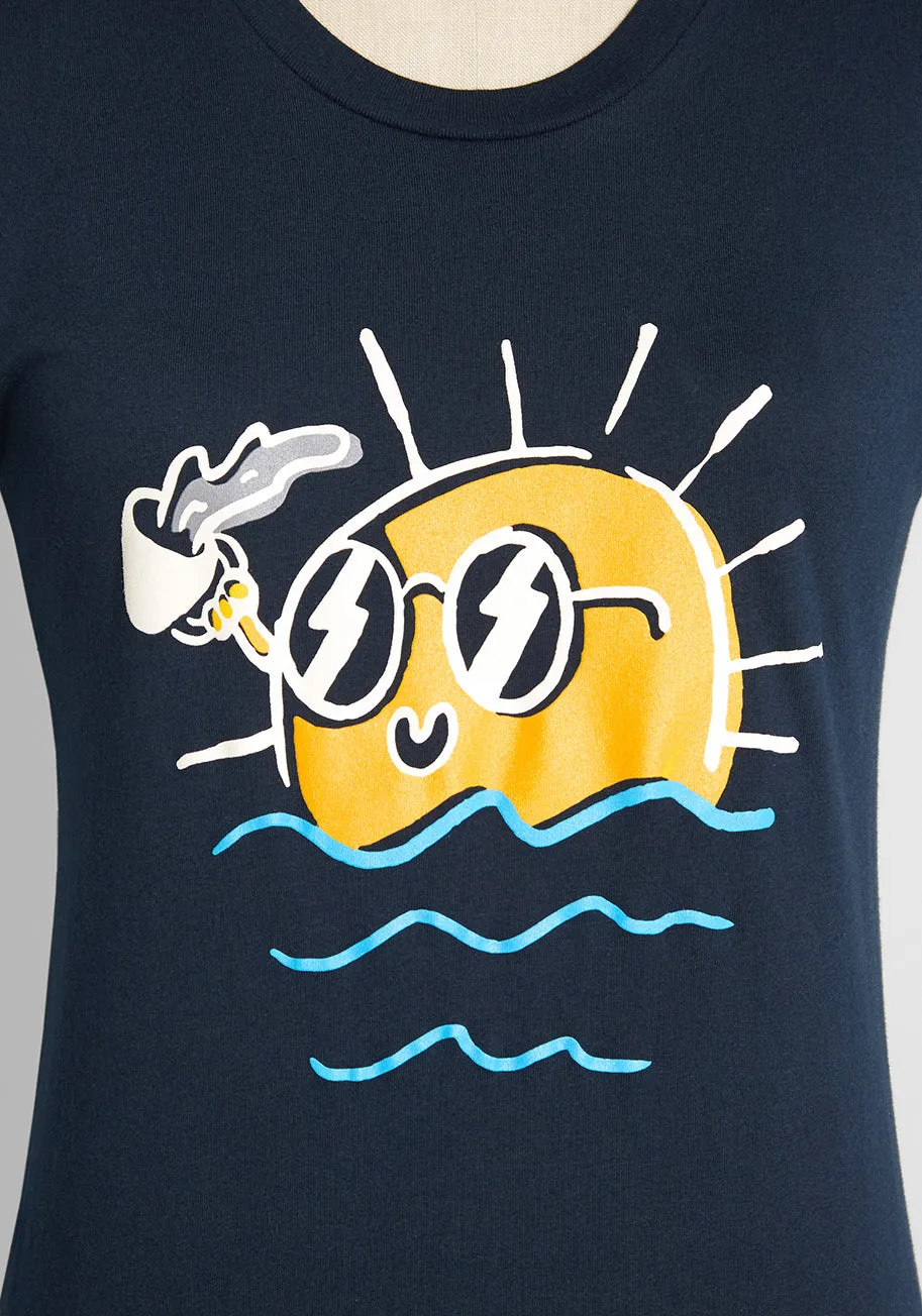 First Cup of the Day Graphic Tee sold by Modcloth product image thumbnail 3