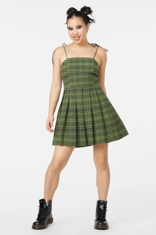 Meadow Tartan Dress sold by Modcloth