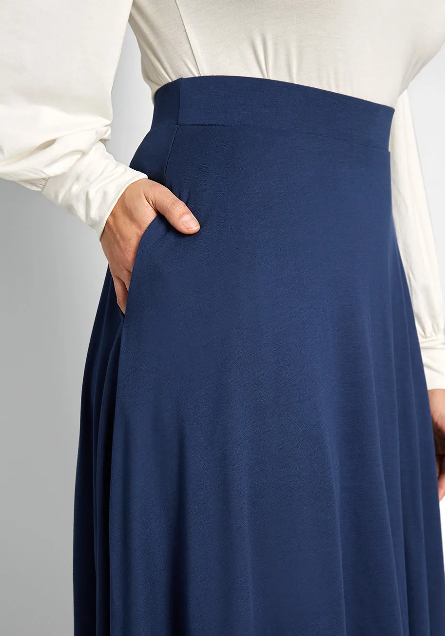 Excellence Attained Knit A-Line Skirt sold by Modcloth product image thumbnail 4