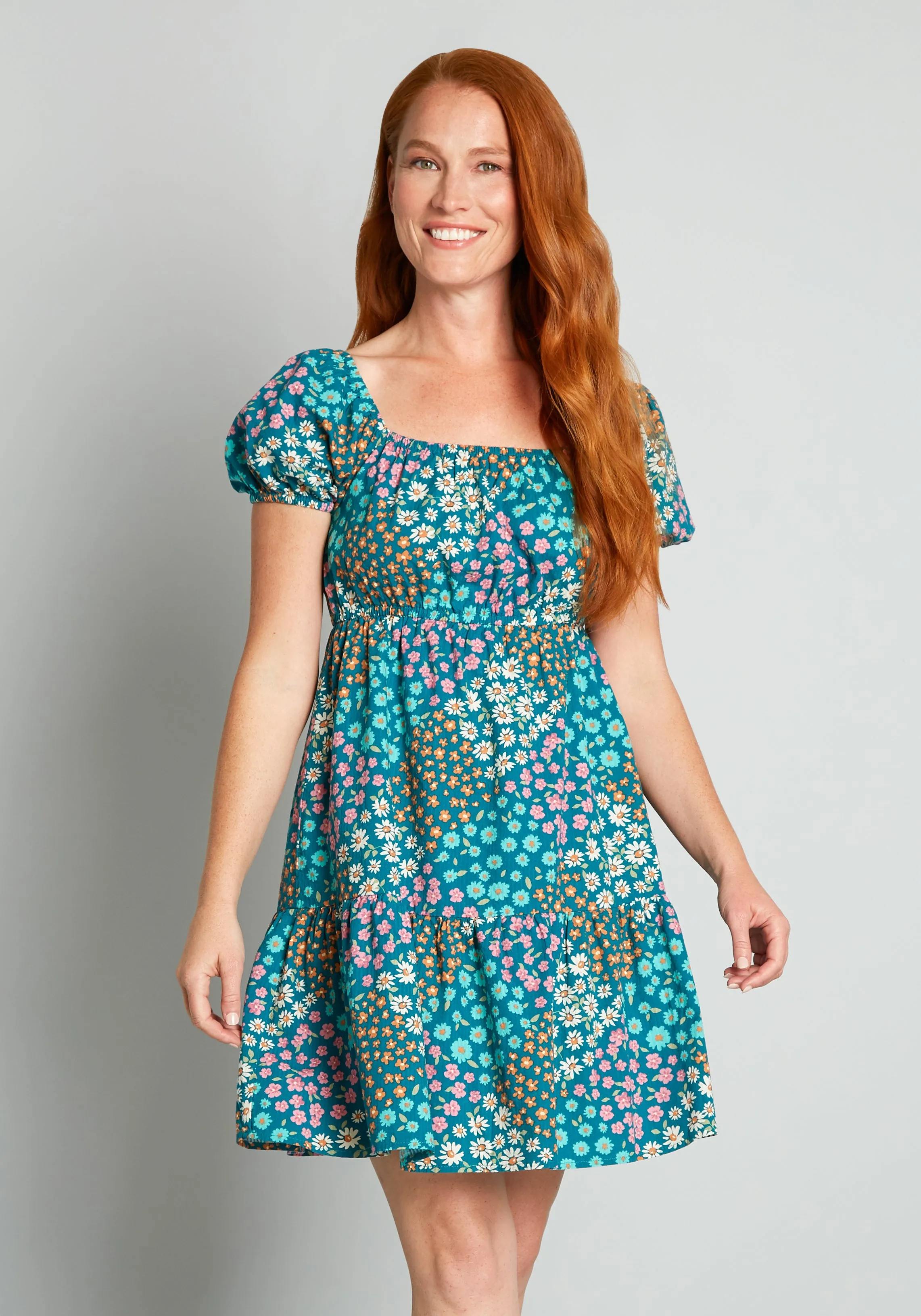 Floral Pastoral Mini Dress sold by Modcloth