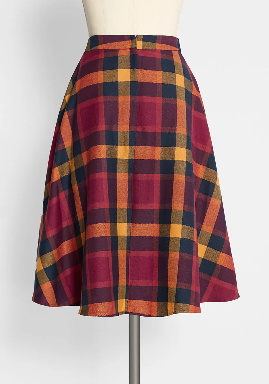 ModCloth x Collectif Bookworm A-Line Skirt sold by Modcloth product image thumbnail 2