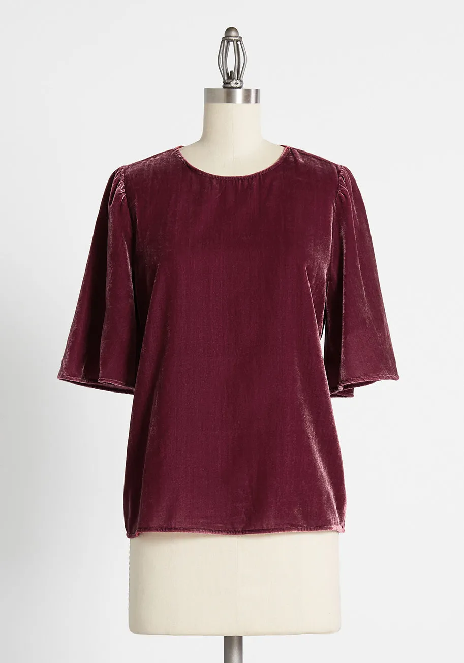 A Vixen for Velvet Top sold by Modcloth