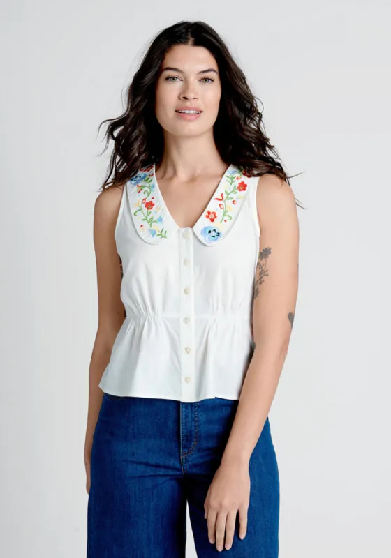 Rural Paradise Peplum Top made by Modcloth