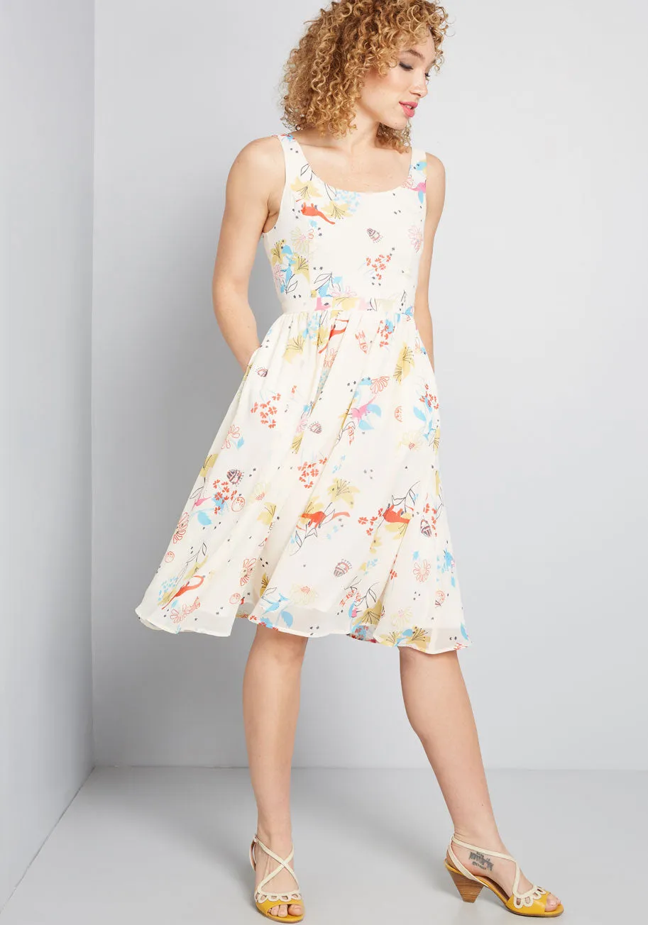 Freeing Feeling Midi Dress sold by Modcloth product image thumbnail 3