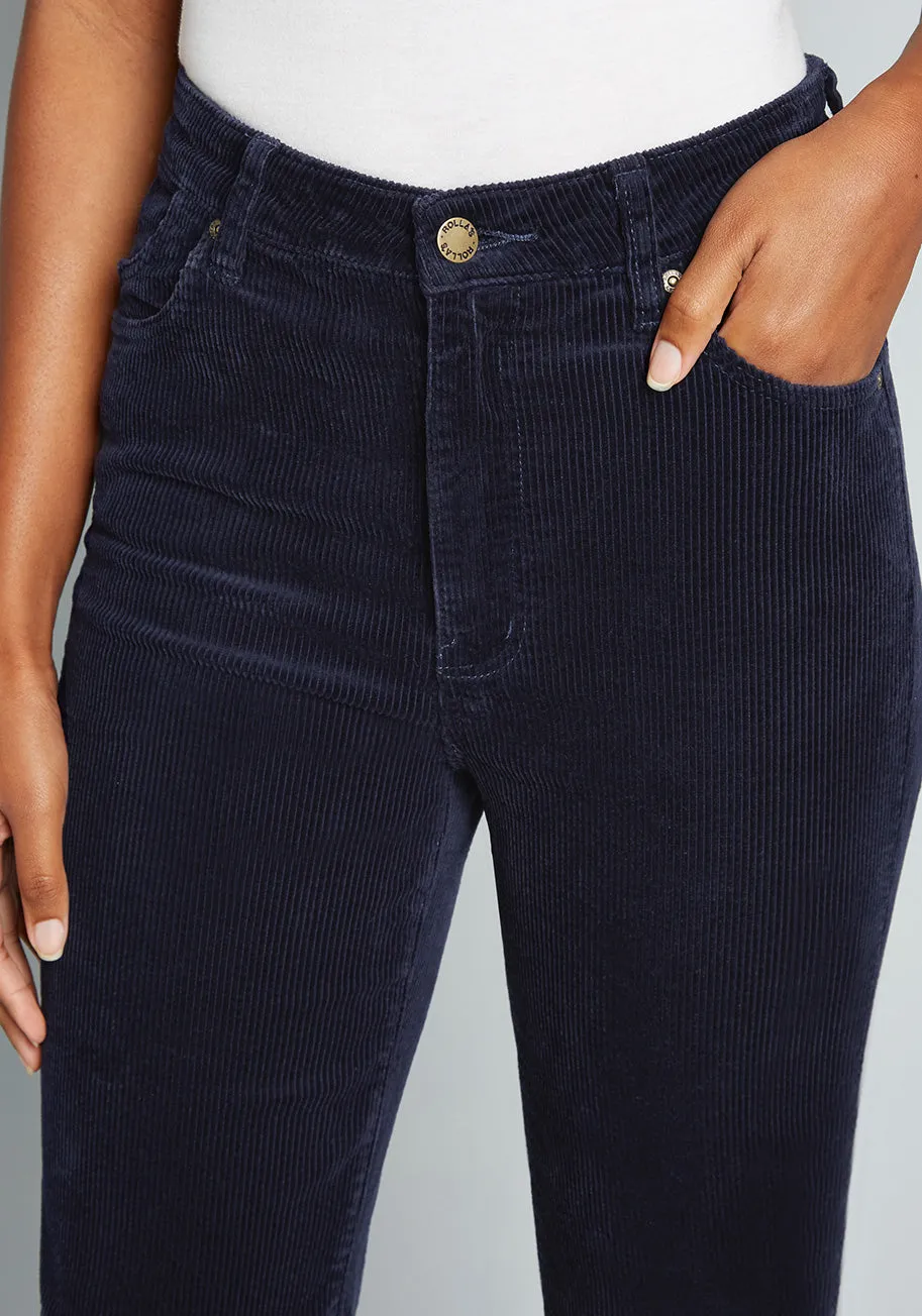 So Seventies Savvy Corduroy Flare Pants sold by Modcloth product image thumbnail 4