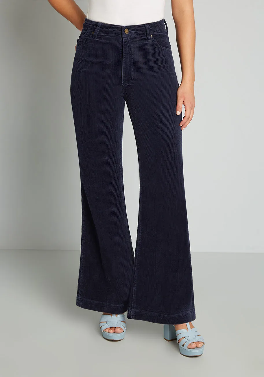 So Seventies Savvy Corduroy Flare Pants sold by Modcloth product image thumbnail 5
