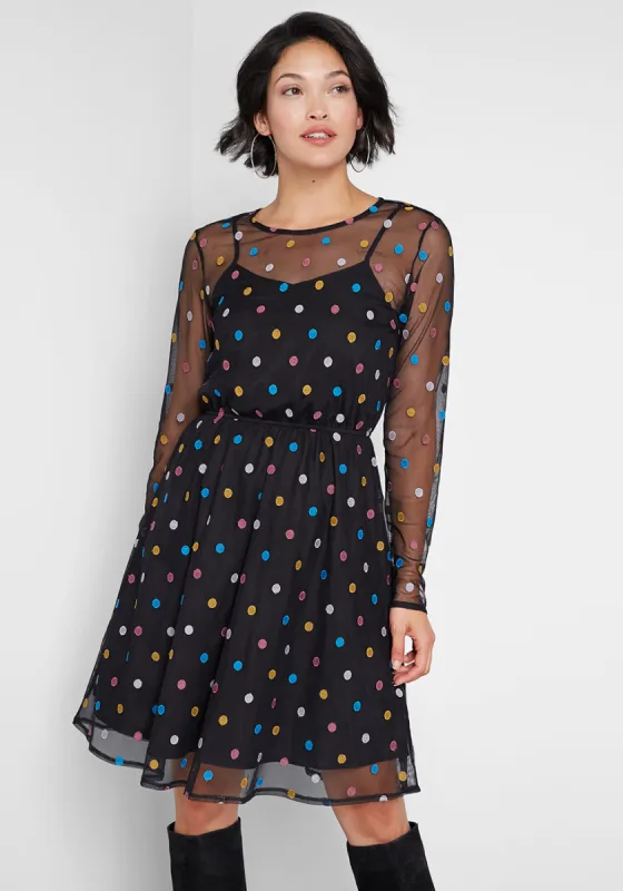 Dazzle Do It Dotted Dress sold by Modcloth