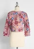 ModCloth x Princess Highway Floral Tie-Front Blouse sold by Modcloth