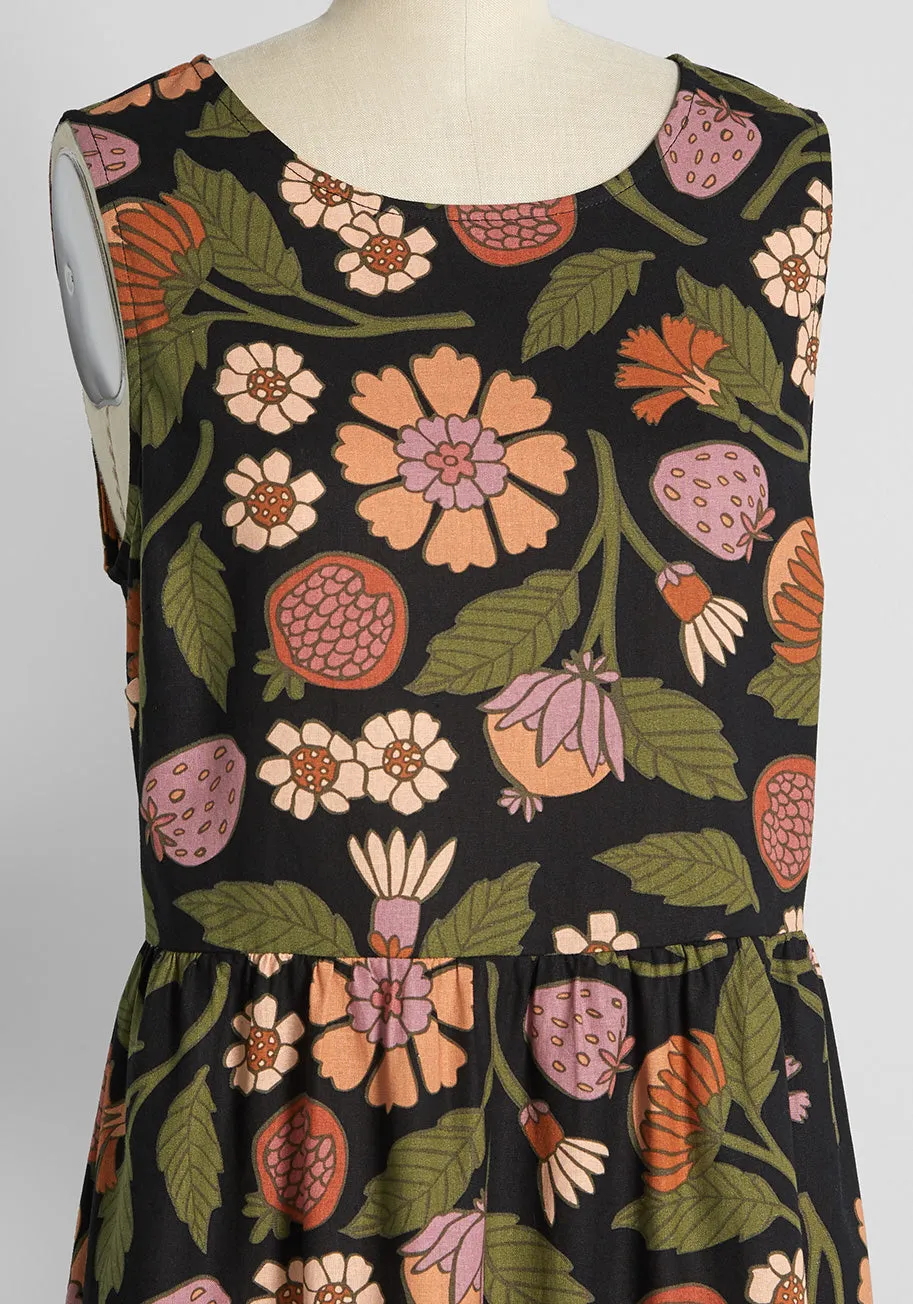 Garden of Secrets Midi Dress sold by Modcloth product image thumbnail 3