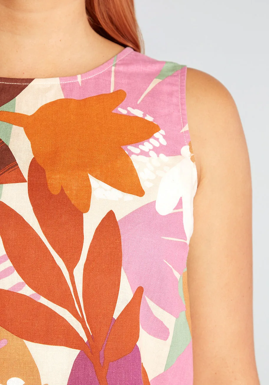 Flower Fun in the Sun Sleeveless Top sold by Modcloth product image thumbnail 4