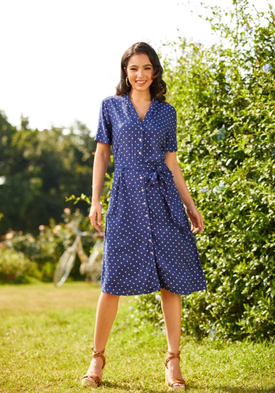 Playing House A-Line Shirt Dress made by Modcloth