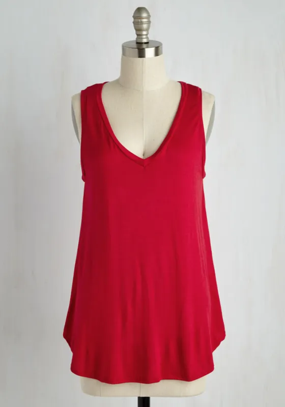 Endless Possibilities Top in Crimson sold by Modcloth