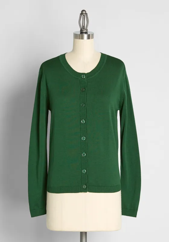 When Classic Calls Cardigan sold by Modcloth