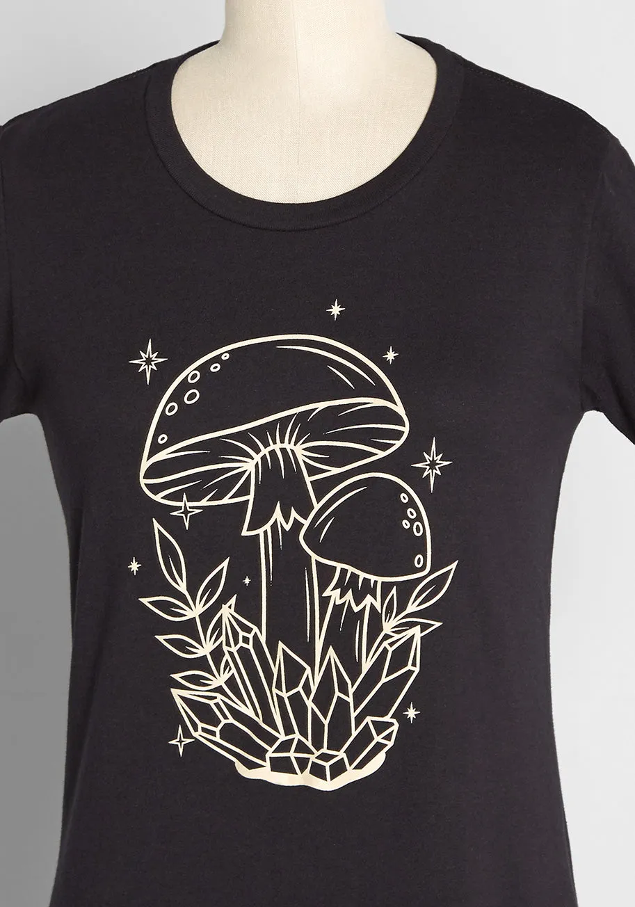 Magic Mushies Graphic Tee sold by Modcloth product image thumbnail 3
