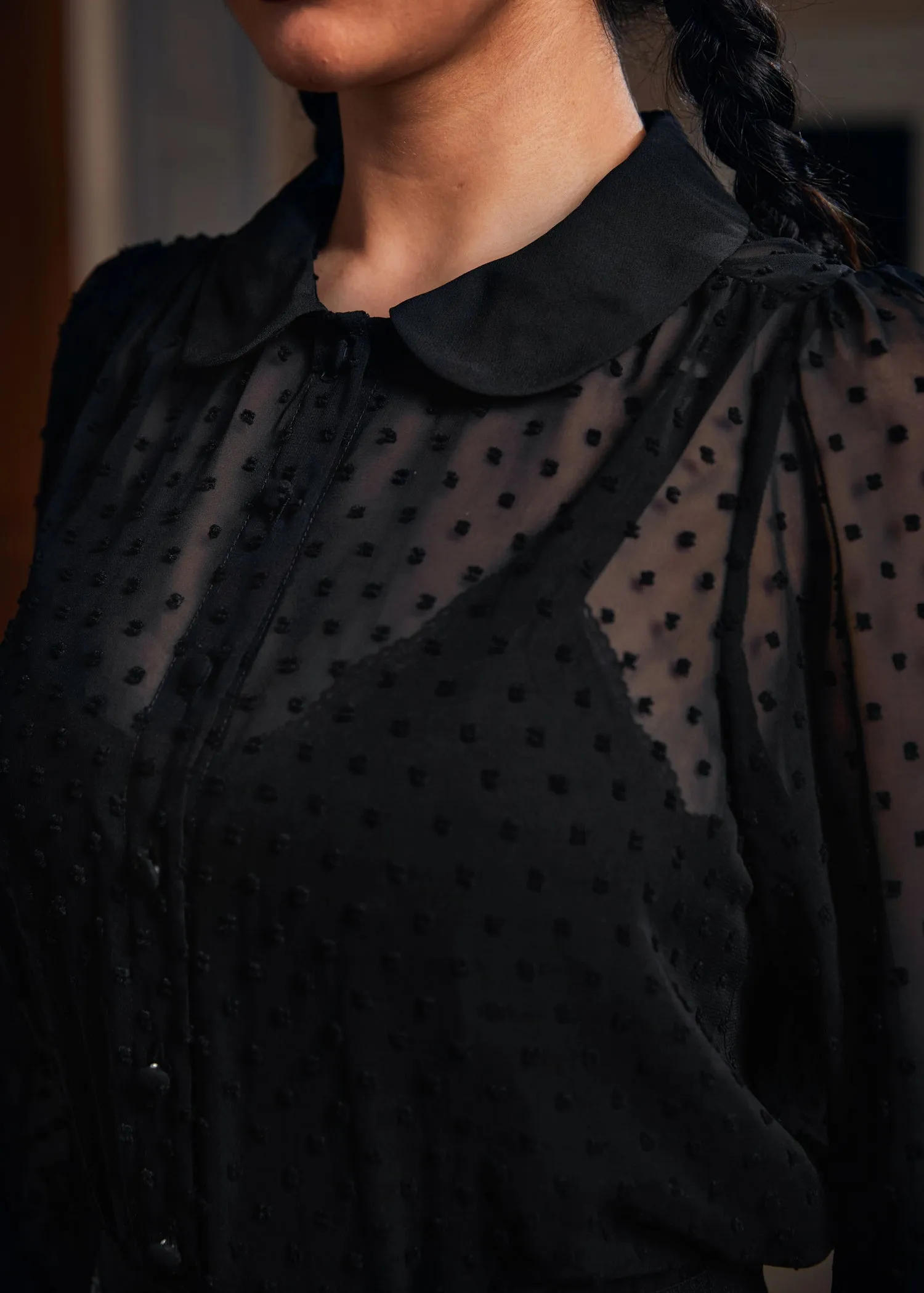 More Mulled Wine Collared Blouse sold by Modcloth product image thumbnail 5