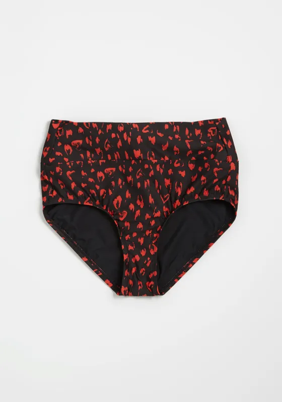 The Clarice High-Waisted Bikini Bottom sold by Modcloth