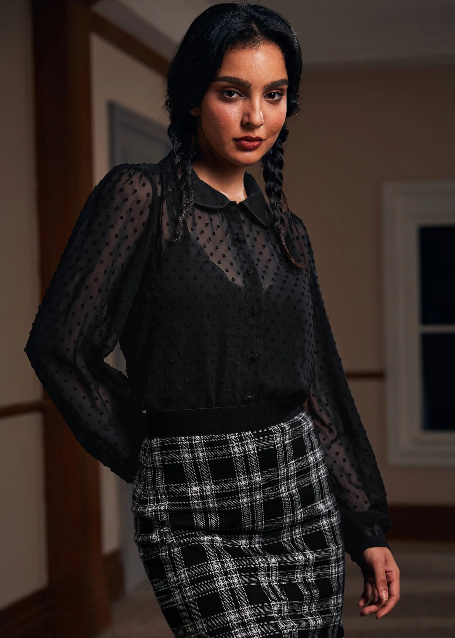 More Mulled Wine Collared Blouse sold by Modcloth product image thumbnail 2