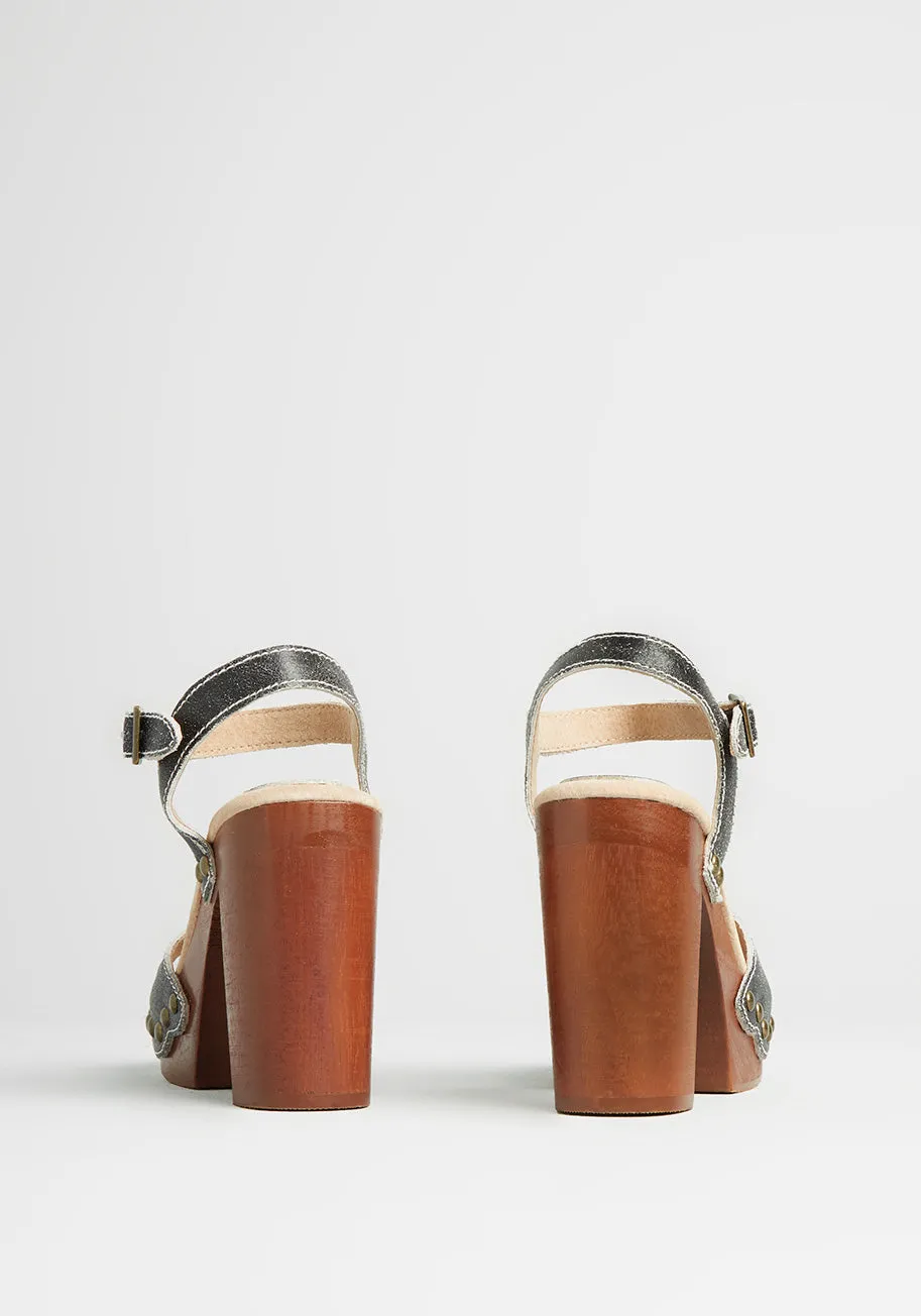 Word On The Street Is… Platform Heel sold by Modcloth product image thumbnail 4