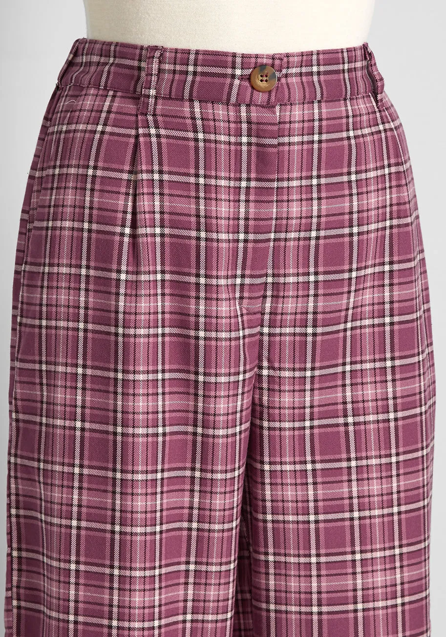 Feeling Classic Plaid Pants sold by Modcloth product image thumbnail 3