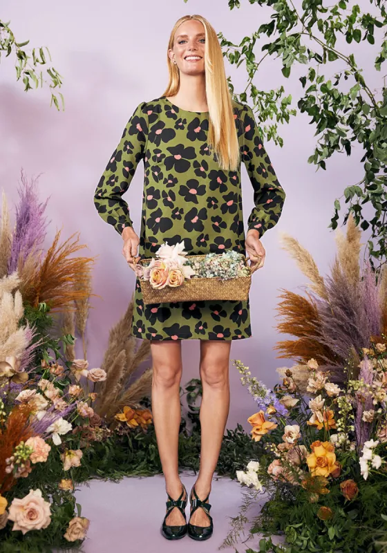 Kilowatt Flower Shift Dress sold by Modcloth