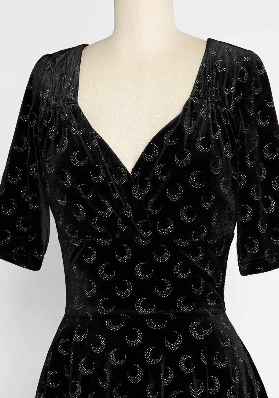 Dancing Beneath the Glitter Moon Dress sold by Modcloth product image thumbnail 3