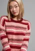 Staying Berry Cozy Fair Isle Sweater sold by Modcloth