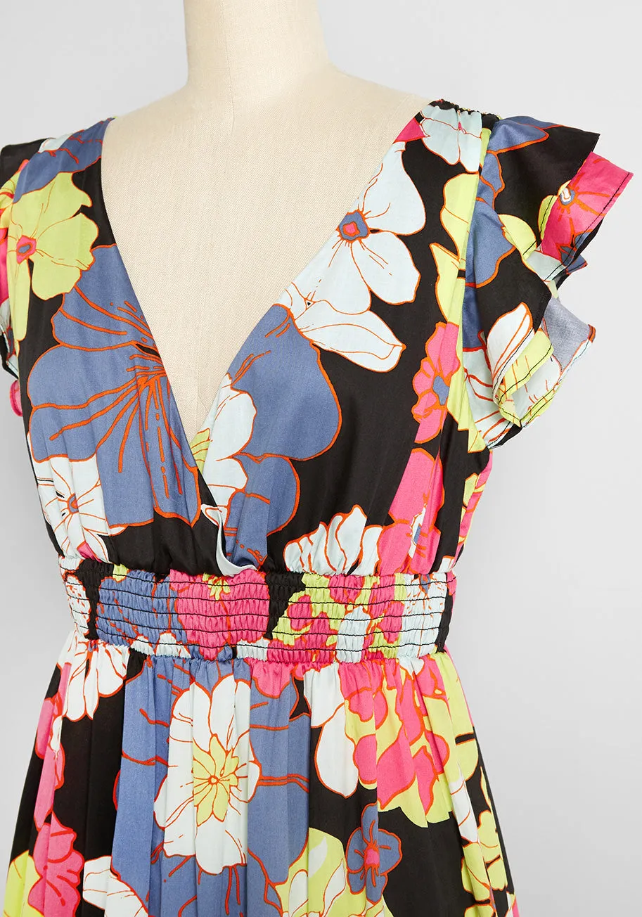 Vamped Up Vagabond Maxi Dress sold by Modcloth product image thumbnail 3