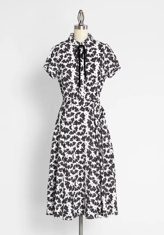 ModCloth x Collectif Creature Feature Swing Dress sold by Modcloth