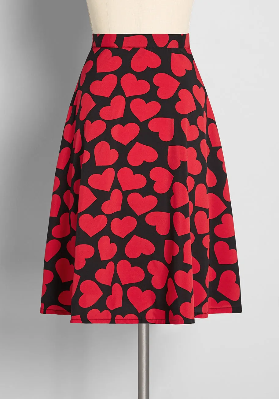 Tumbling In Love Wrap Skirt sold by Modcloth product image thumbnail 2