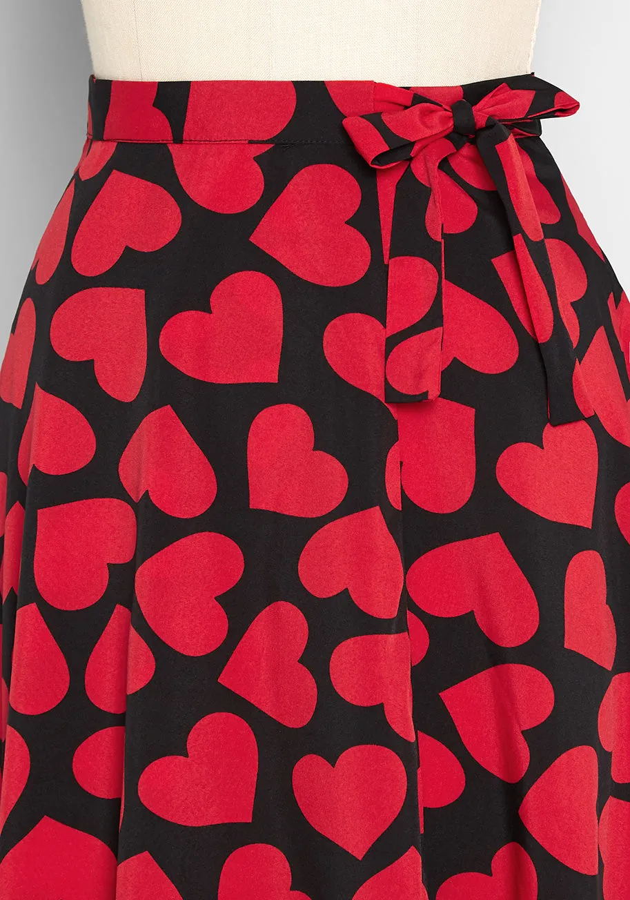 Tumbling In Love Wrap Skirt sold by Modcloth product image thumbnail 3