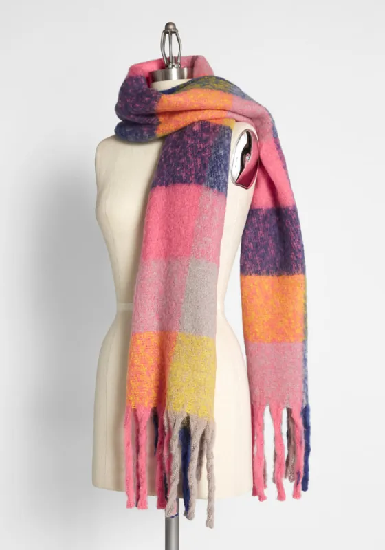 Warmth Full of Color Scarf sold by Modcloth