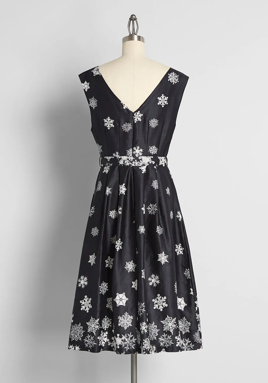 The Snow Must Go On Fit and Flare Dress sold by Modcloth product image thumbnail 2