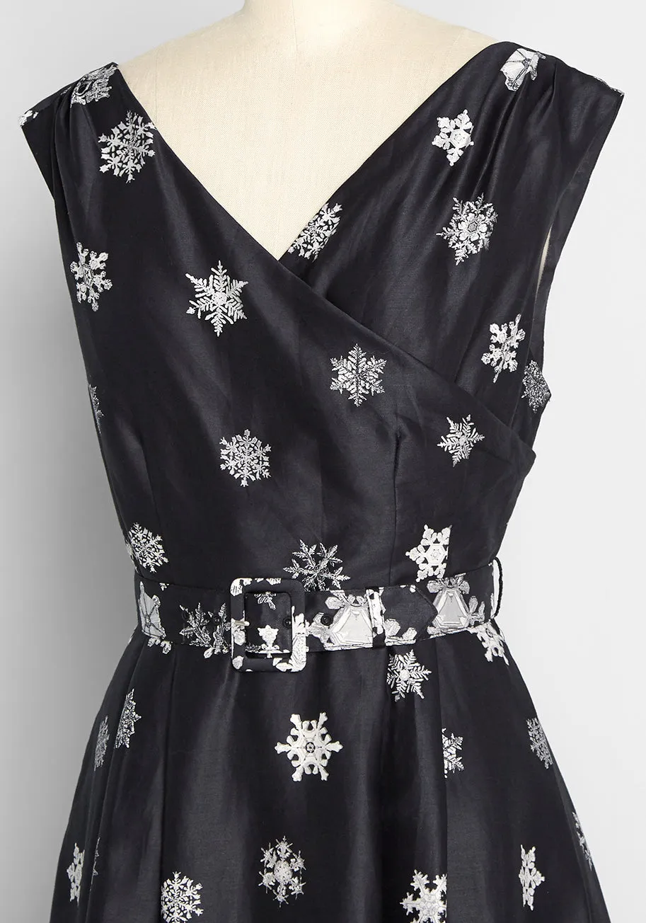The Snow Must Go On Fit and Flare Dress sold by Modcloth product image thumbnail 3
