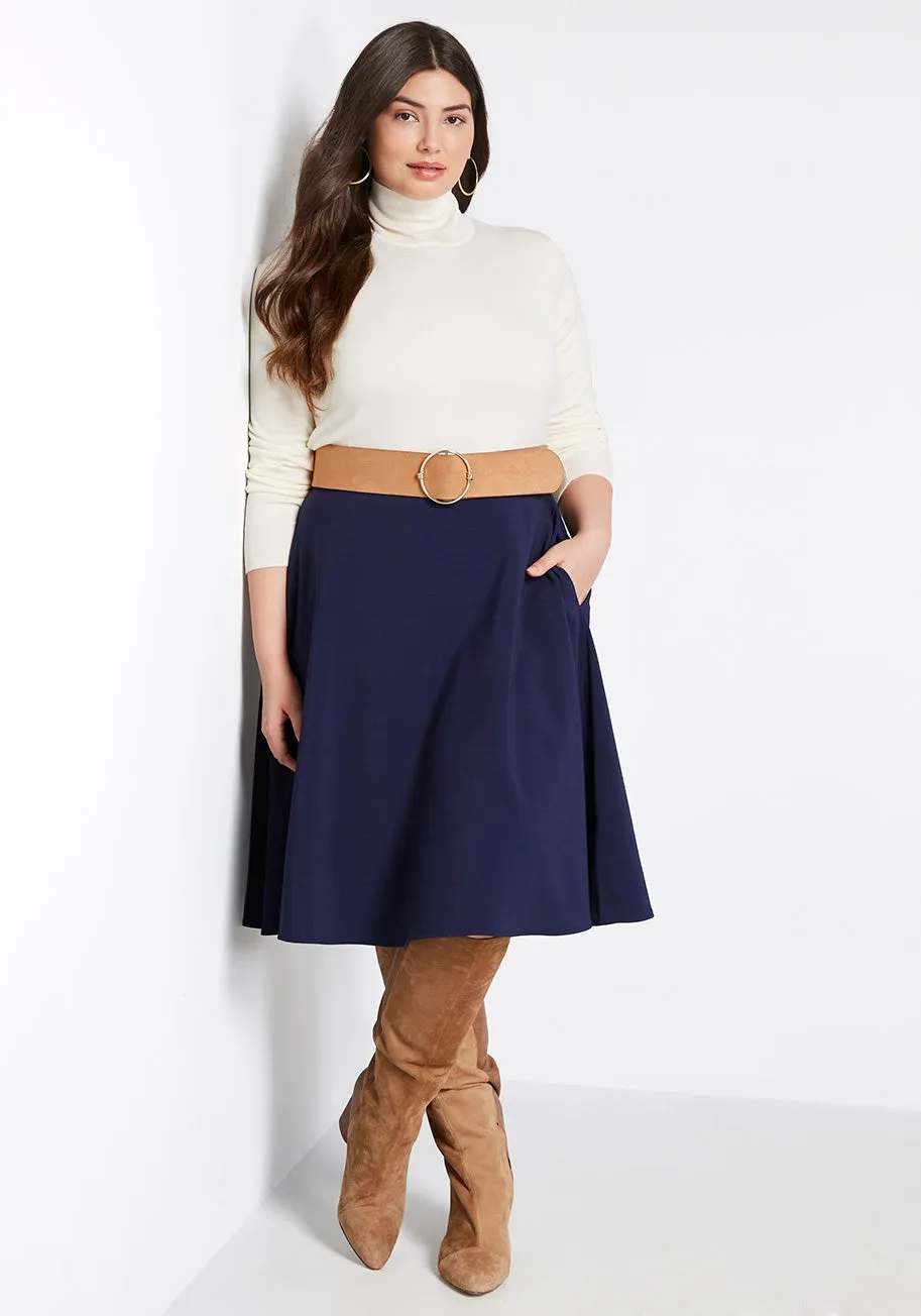 Just This Sway A-Line Skirt sold by Modcloth product image thumbnail 5