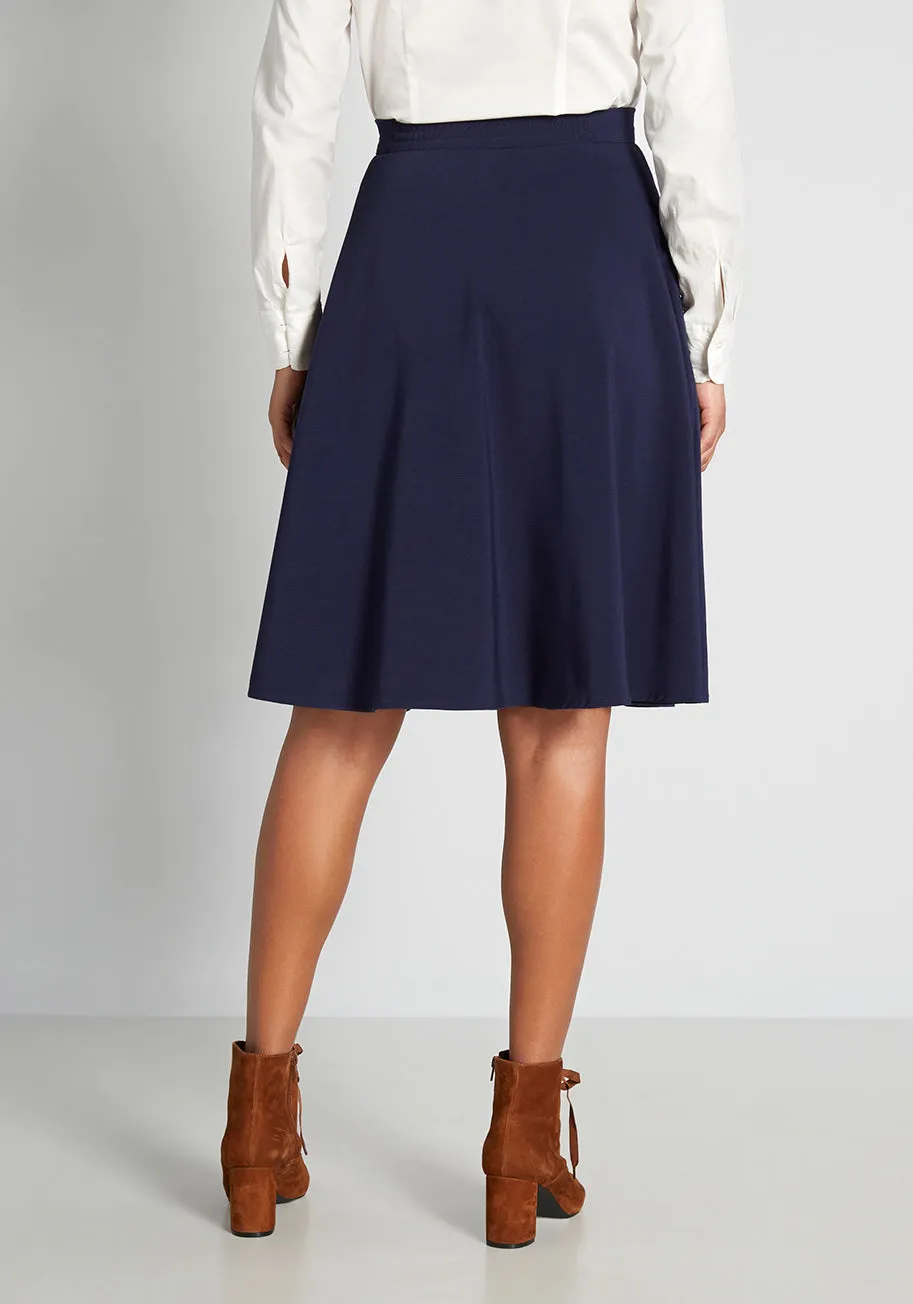Just This Sway A-Line Skirt sold by Modcloth product image thumbnail 2