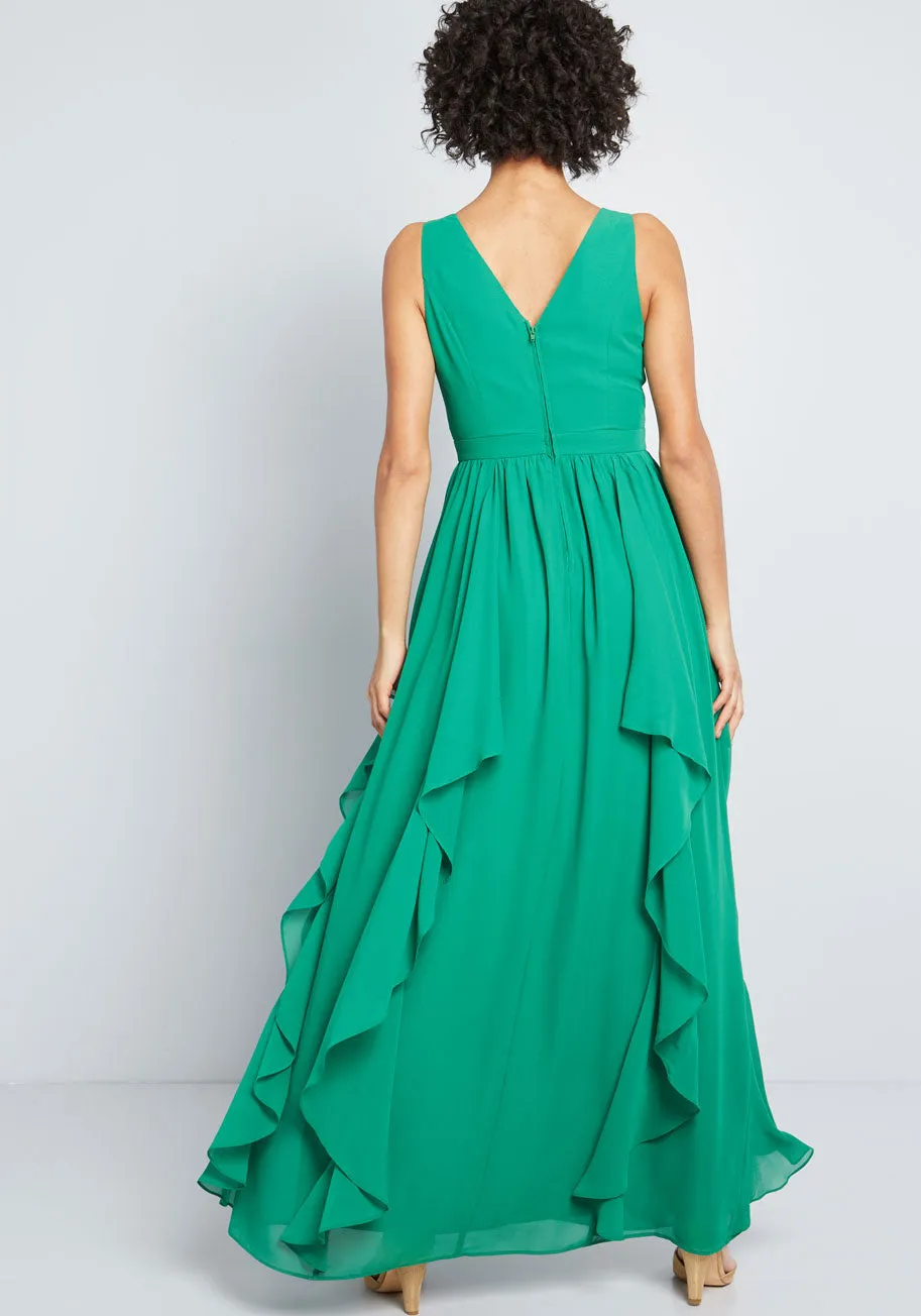 As Ruffles Ripple Maxi Dress sold by Modcloth product image thumbnail 2