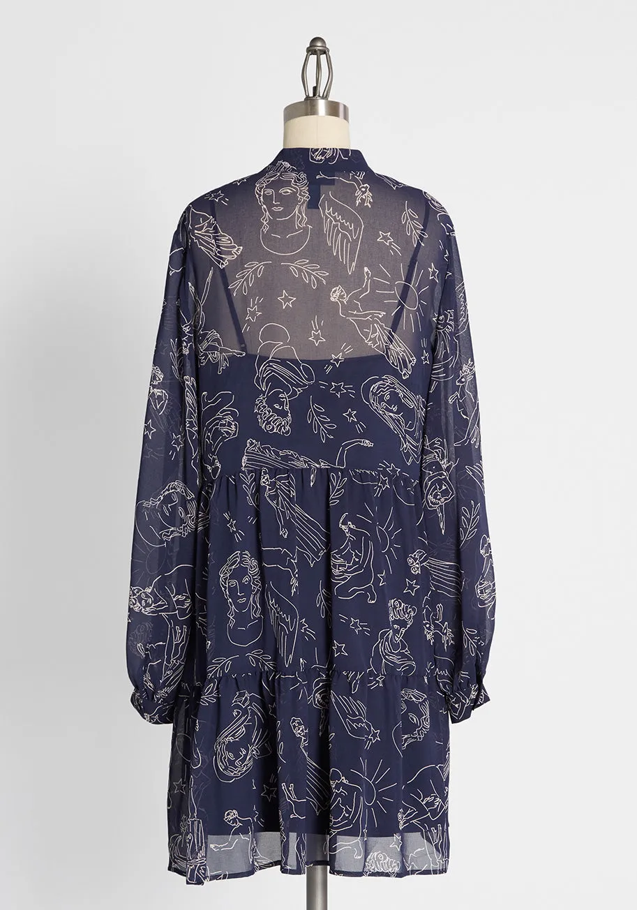 Glamour Goddess Mini Dress sold by Modcloth product image thumbnail 3