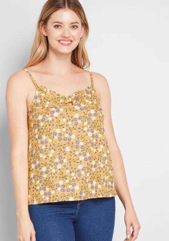 Spruced Up Summer Sleeveless Top sold by Modcloth