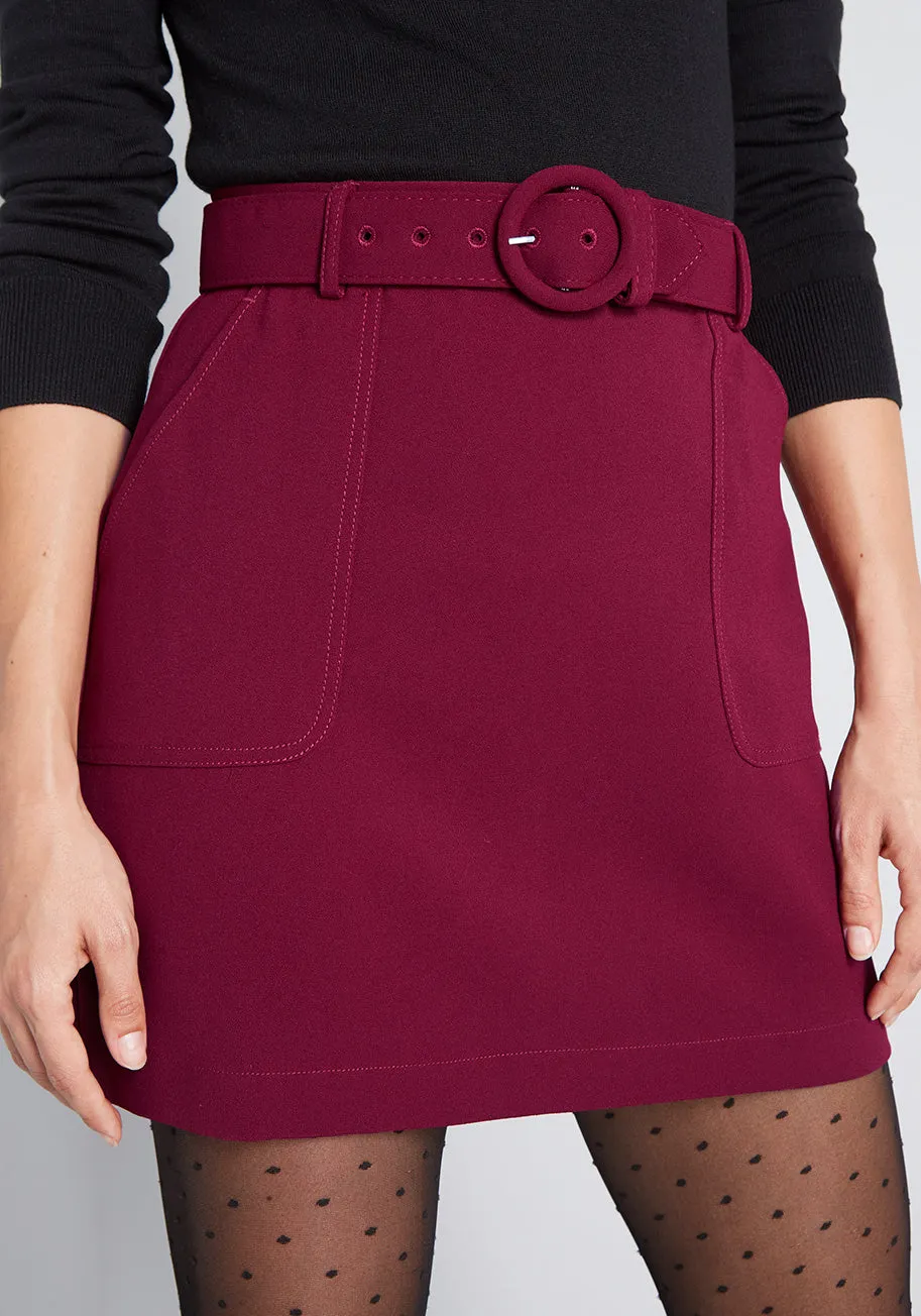 Captured Moments Mini A-Line Skirt sold by Modcloth product image thumbnail 4