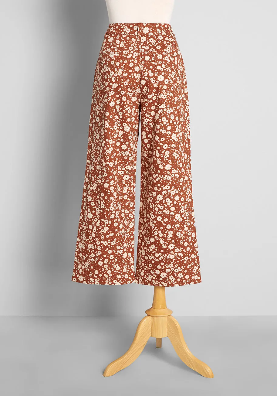 Ditsy Days in Daisies Wide-Leg Jeans sold by Modcloth product image thumbnail 2