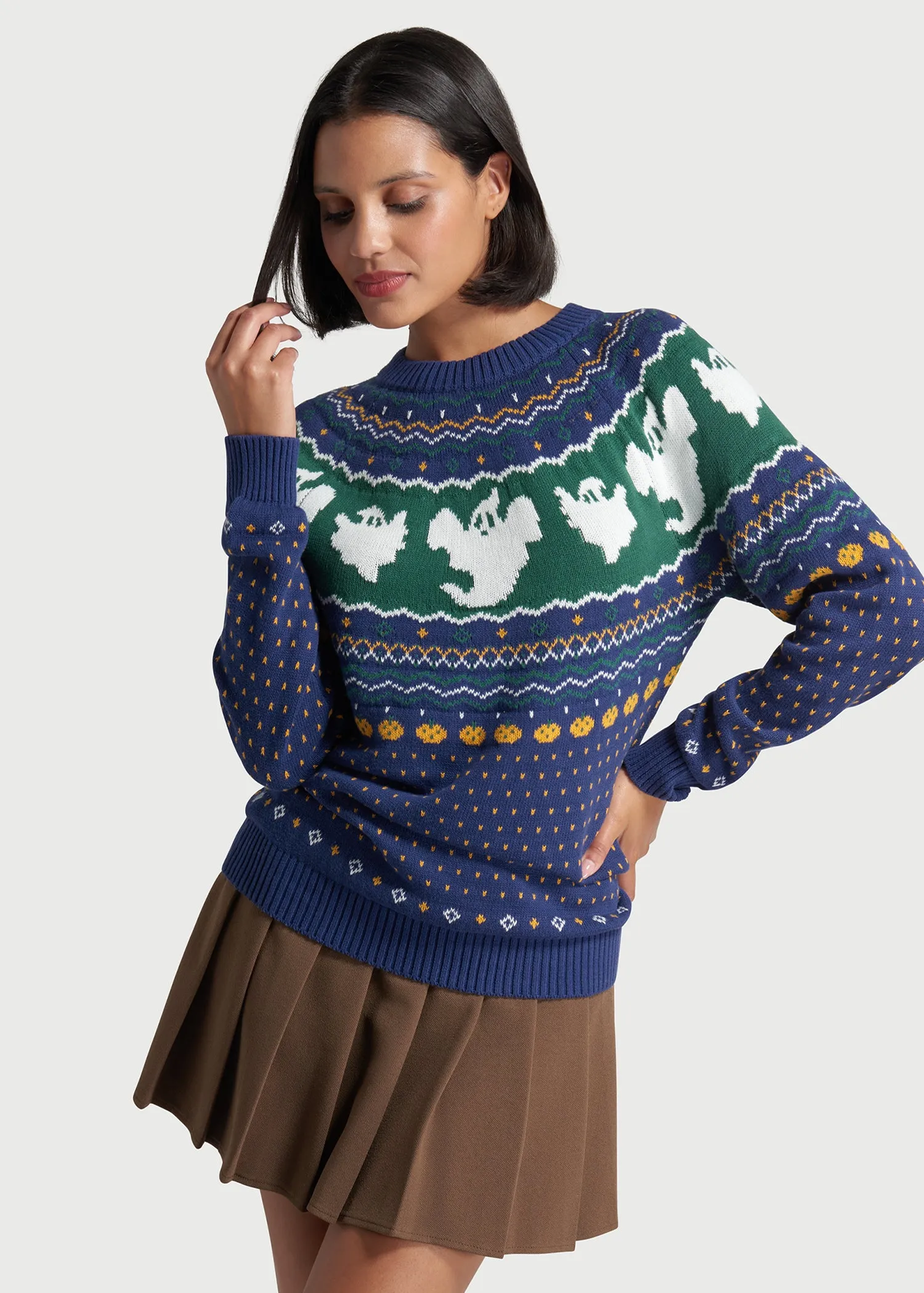 Happy Hauntings Fair Isle Sweater sold by Modcloth product image thumbnail 5