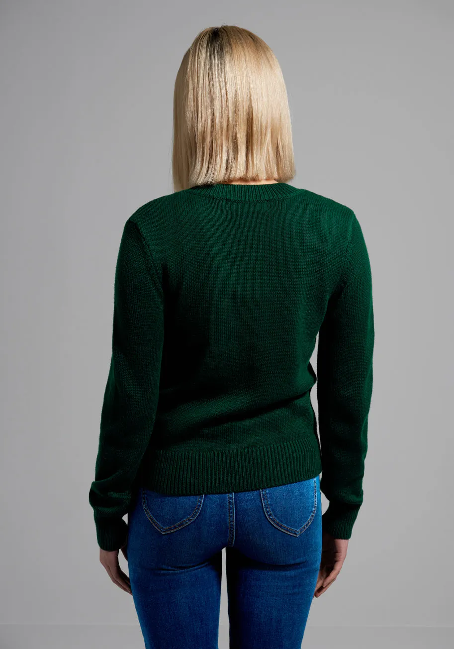 My Deer Darling Embroidered Sweater sold by Modcloth product image thumbnail 3