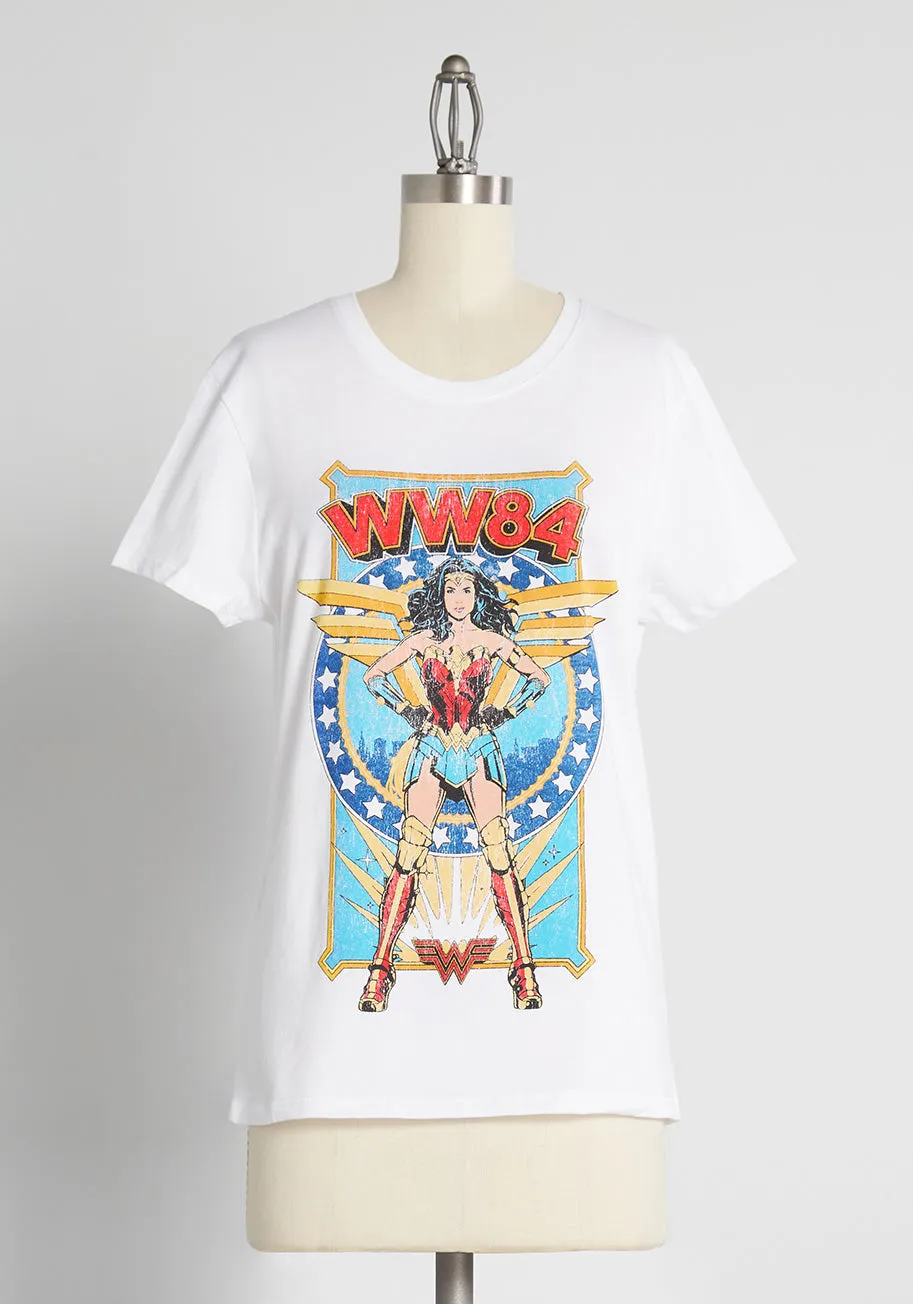 Wonder Woman 1984 Retro Graphic Tee sold by Modcloth
