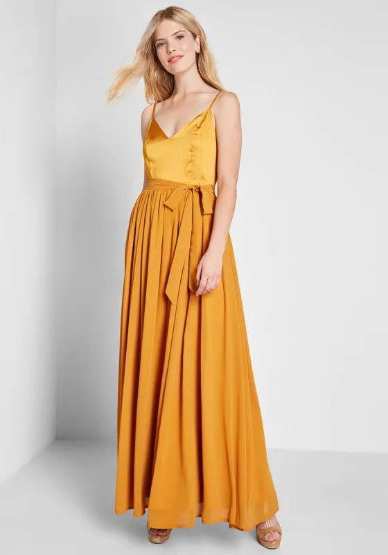 Meant to Be V-Neck Maxi Dress sold by Modcloth