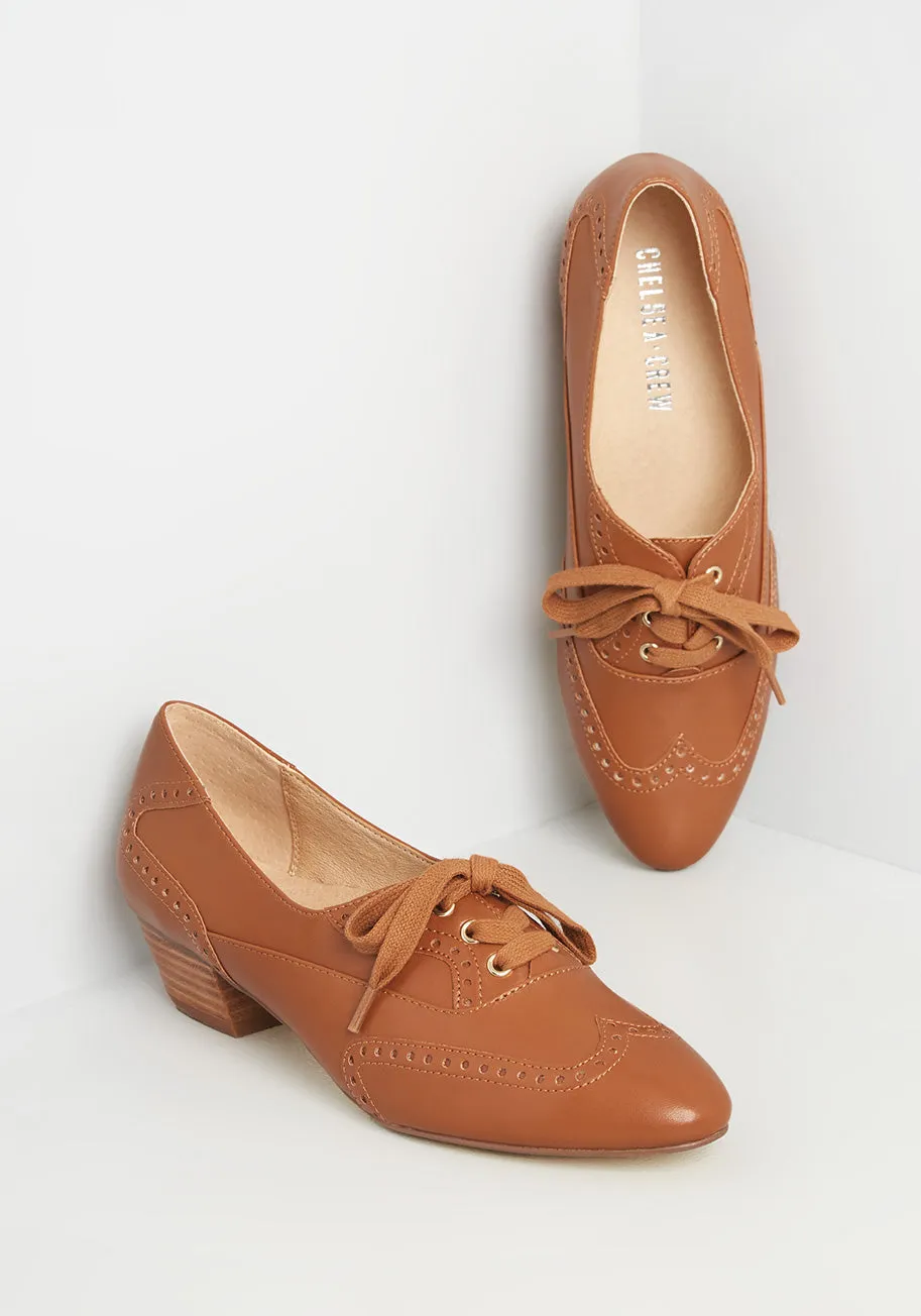 In My Prime Oxford Heel sold by Modcloth