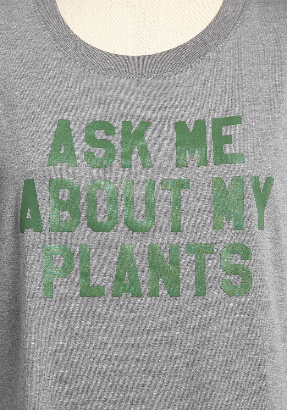Ask Me About Plants Graphic Tee sold by Modcloth product image thumbnail 2