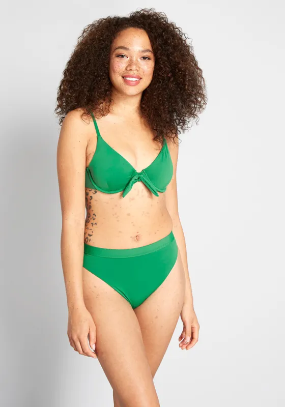 The Naomi High-Waisted Bikini Bottom sold by Modcloth