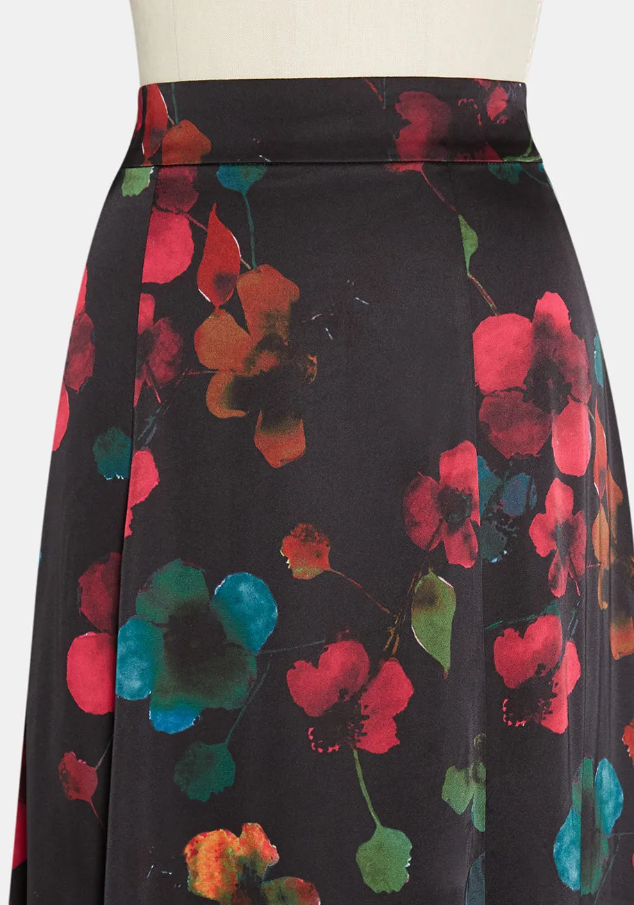 Technicolor Night Blooms Maxi Skirt sold by Modcloth product image thumbnail 3