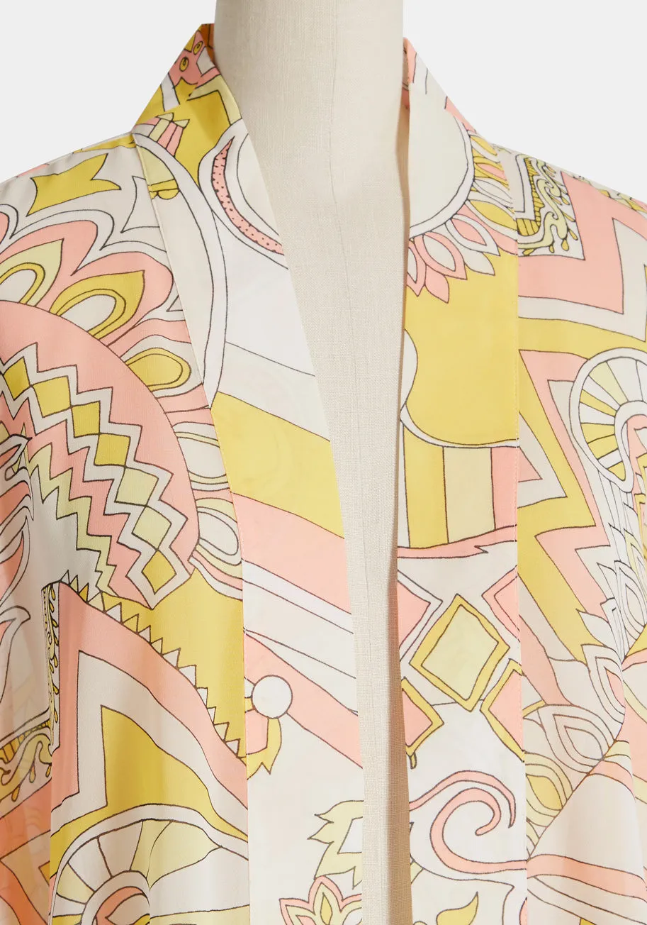 Peaches and Queen Chiffon Kimono sold by Modcloth product image thumbnail 3